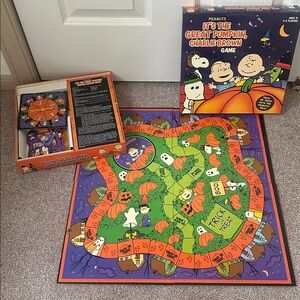 Peanuts It's The Great Pumpkin Charlie Brown Board Game
